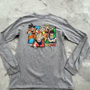 Dragonball Z Graphic Long‎ Sleeve Tee Mens Size Small S
